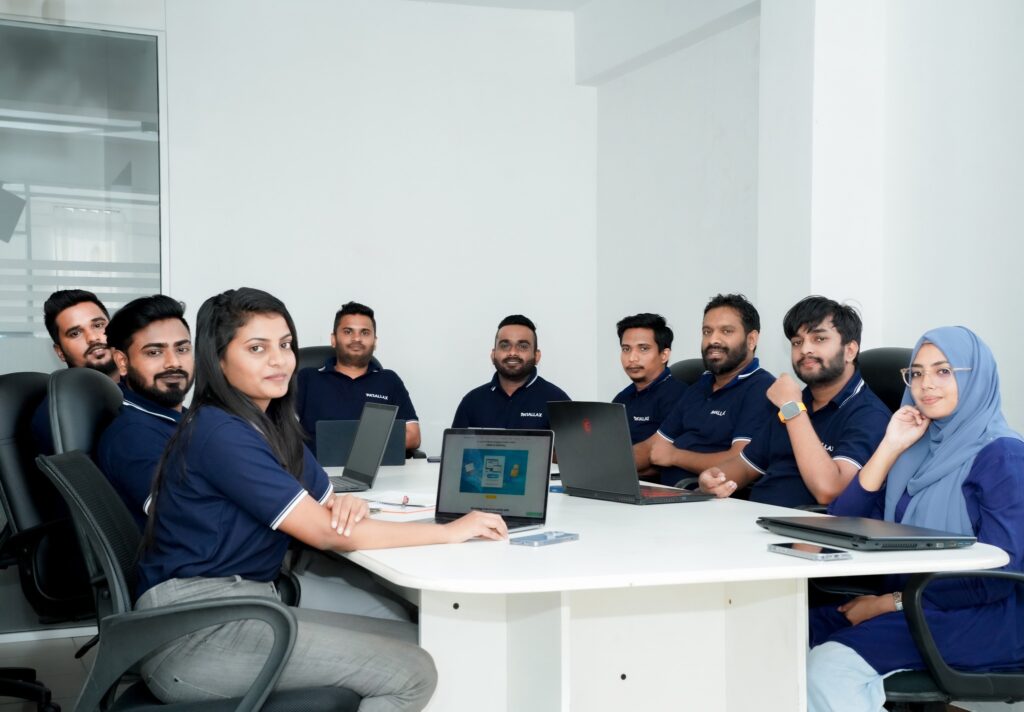 Parallax team in the office