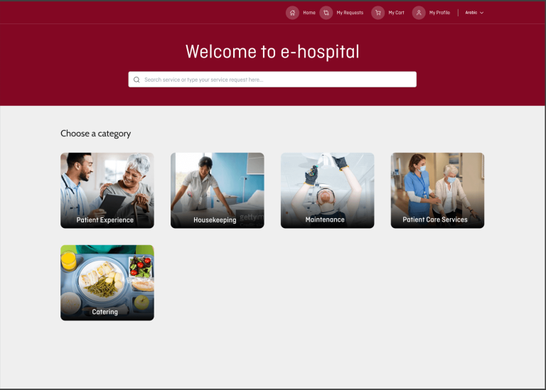 e-hospital patient service portal