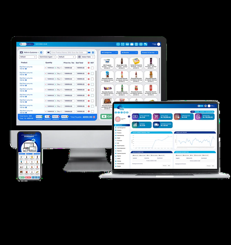 StoreMate order management dashboard